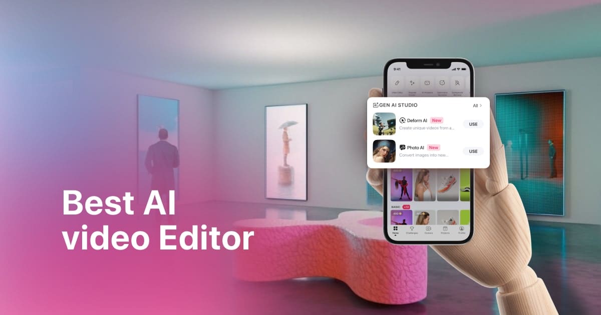 best AI video editors