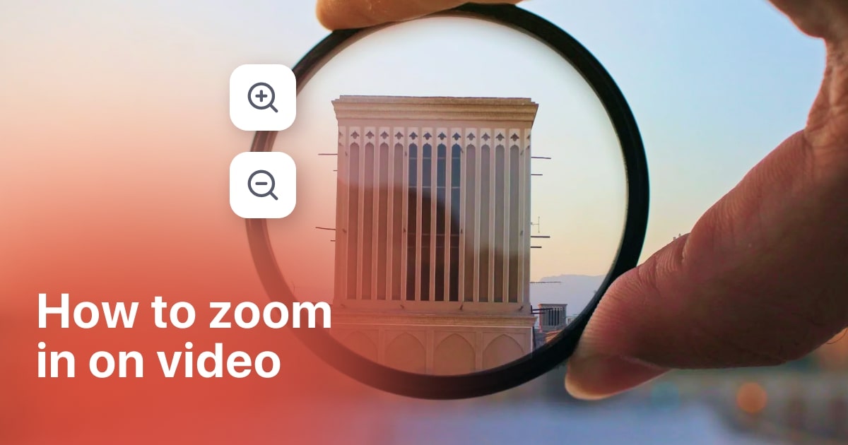 how to zoom in on video