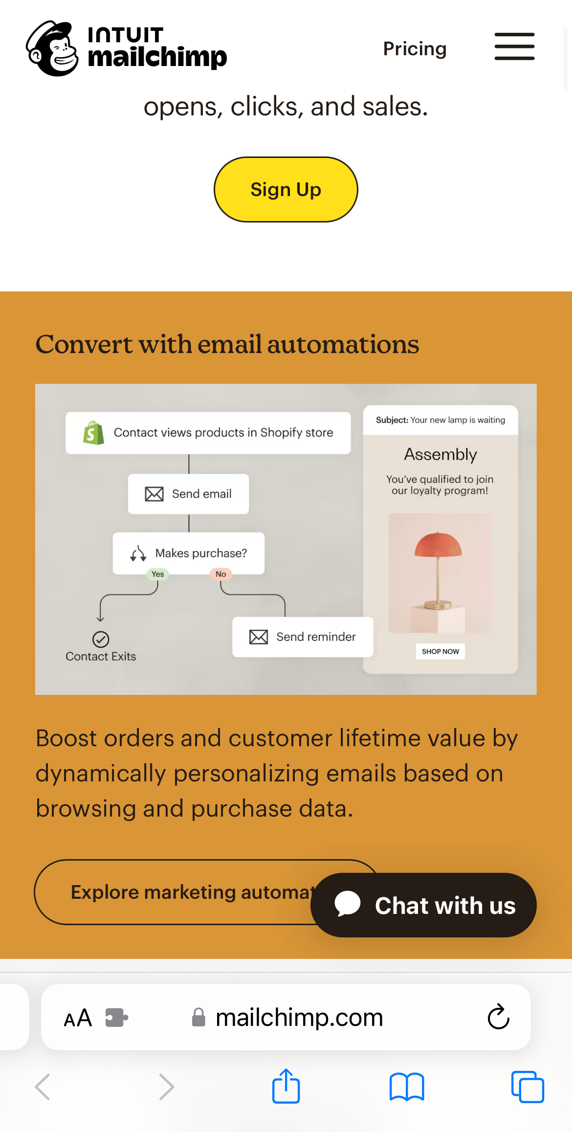 Mailchimp for AI Personalization