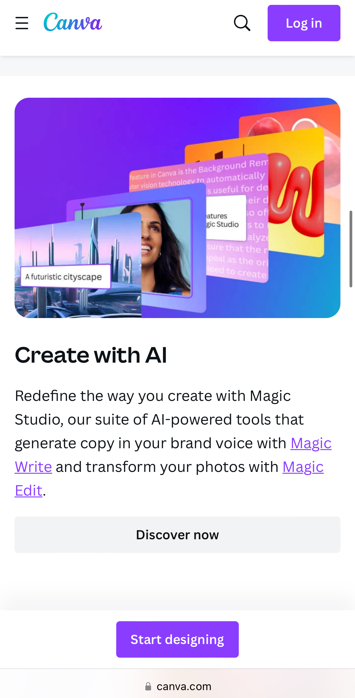 Canva - AI Graphic Design Generator